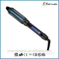 2015 new design LED digital display electric hot air brush curler ionic hair straightening comb